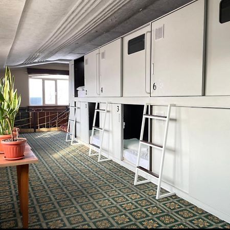 Capsule Hotel Technocave Bishkek Exterior photo