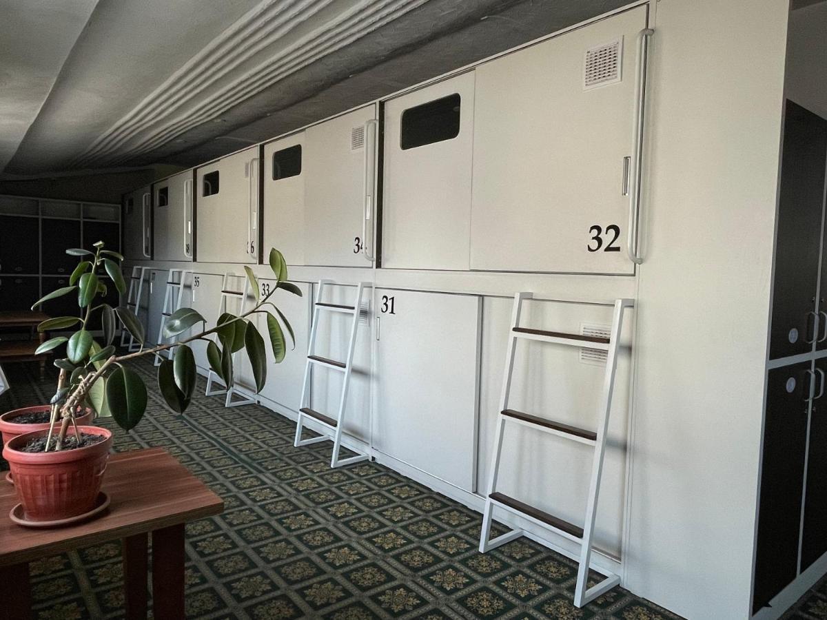 Capsule Hotel Technocave Bishkek Exterior photo