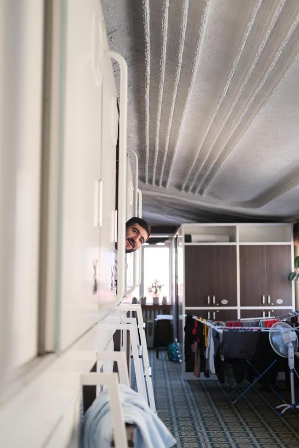 Capsule Hotel Technocave Bishkek Exterior photo