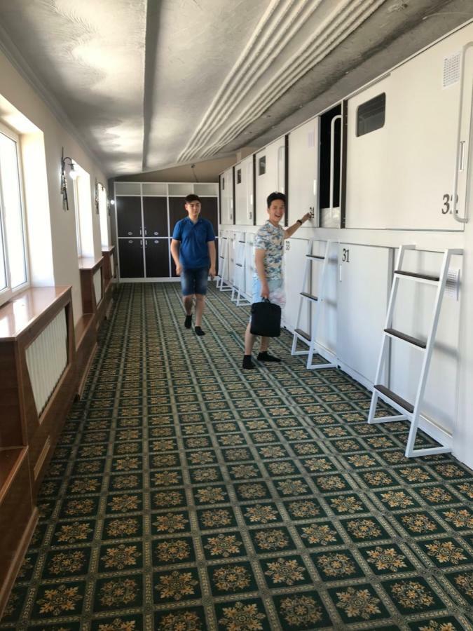 Capsule Hotel Technocave Bishkek Exterior photo